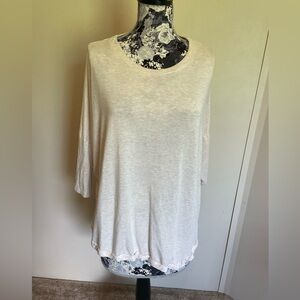 Philosophy Tan Wheat Field Heather Dolman Size XL EUC Soft Material